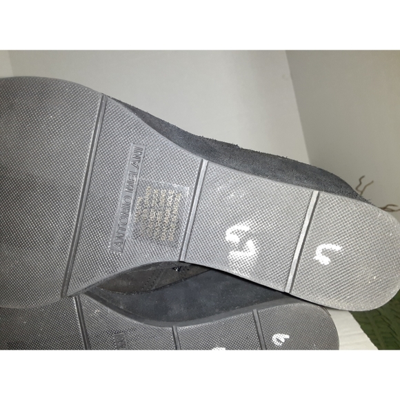 Antonio Melani Maesyn Blaxk Suede Wedge Tall Boots - Picture 11 of 16